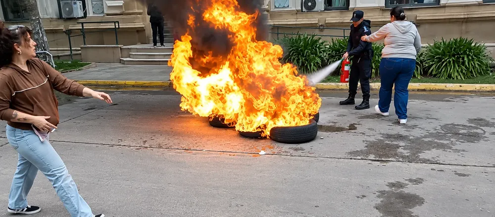 Municipalidad tensión