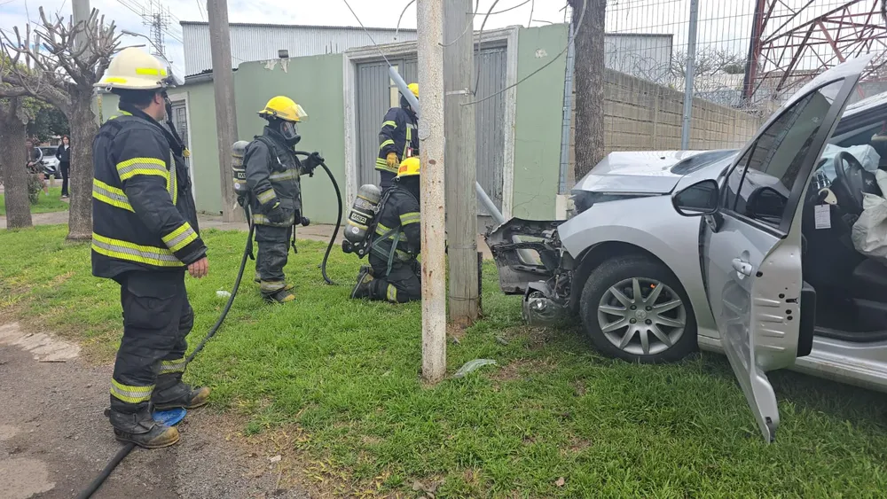 Choque, persecución incendio otro 1