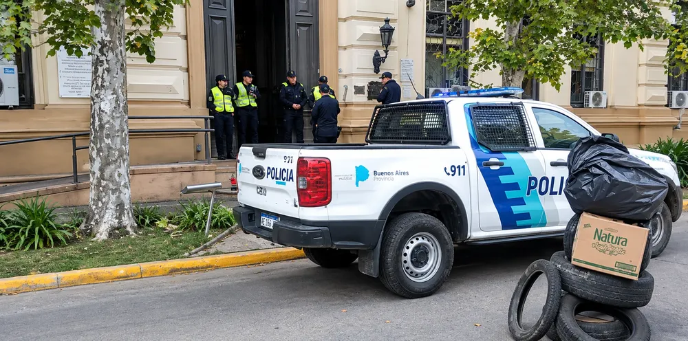 Protesta de municipales otro