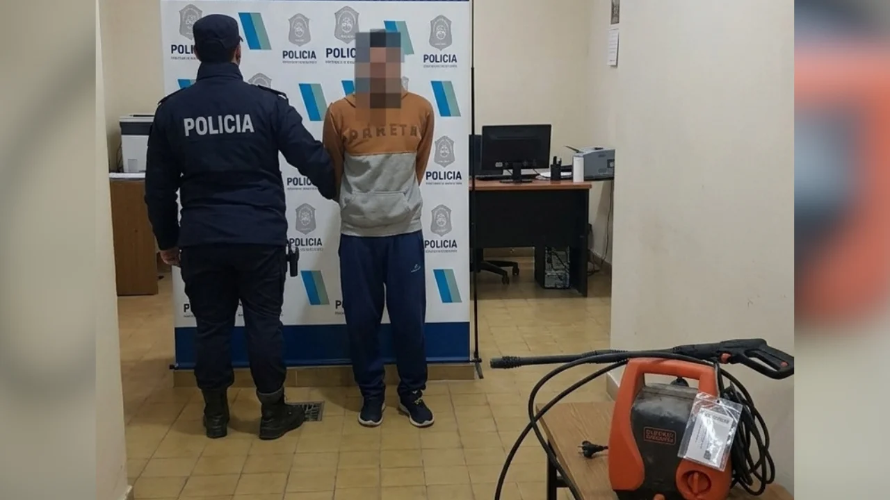 Hidrolavadora robada 
