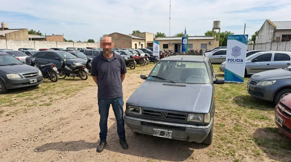 Detenido con auto otro