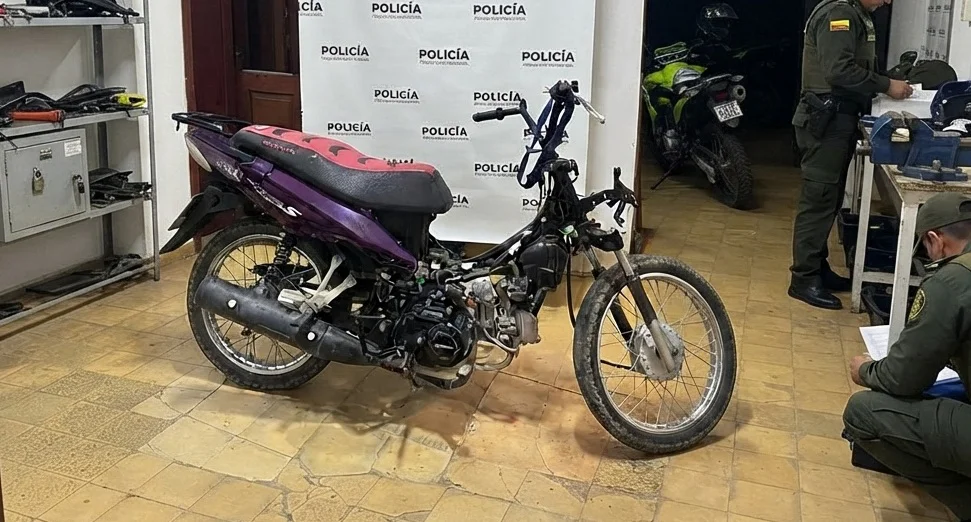 Moto secuestrada otro otro más