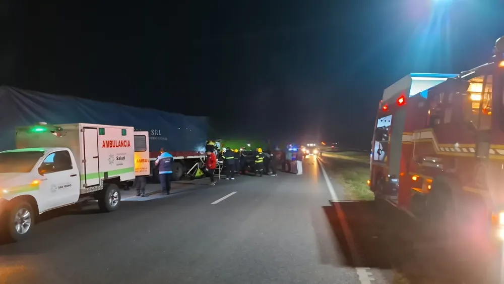 Choque camiones ruta 9 otro
