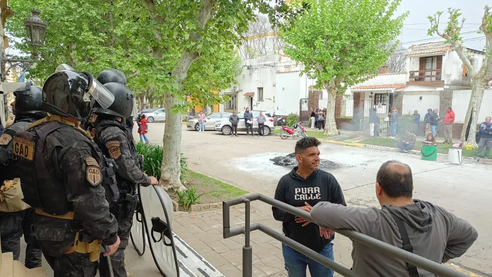 Paro municipales gremialistas 1