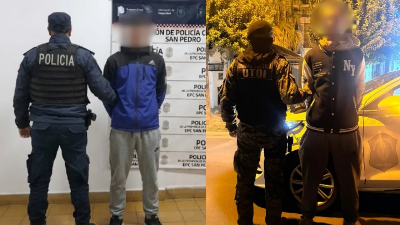 Detenidos robos  (1)